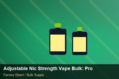 Adjustable Nic Strength Vape Bulk — Adjustable Nic Strength Vape Bulk: Production Capacity — Checklist photo 1