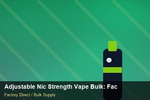 Adjustable Nic Strength Vape Bulk — Adjustable Nic Strength Vape Bulk: Factory Audit Report — Checklist photo 2