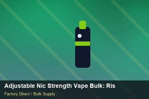 Adjustable Nic Strength Vape Bulk — Adjustable Nic Strength Vape Bulk: Risk Management — Checklist photo 1