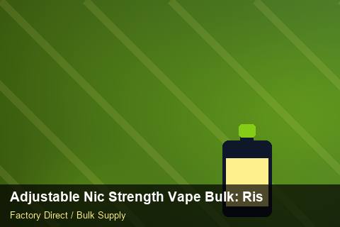 Adjustable Nic Strength Vape Bulk — Adjustable Nic Strength Vape Bulk: Risk Management — Checklist photo 2