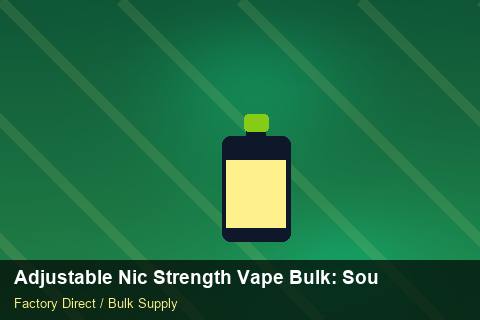 Adjustable Nic Strength Vape Bulk — Adjustable Nic Strength Vape Bulk: Sourcing Workflow — Checklist photo 2