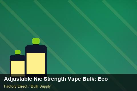 Adjustable Nic Strength Vape Bulk — Adjustable Nic Strength Vape Bulk: Eco-Friendly Materials — Checklist photo 1