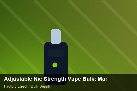 Adjustable Nic Strength Vape Bulk — Adjustable Nic Strength Vape Bulk: Margin Calculator — Checklist photo 2