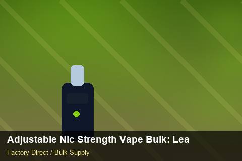 Adjustable Nic Strength Vape Bulk — Adjustable Nic Strength Vape Bulk: Lead Time & MOQ — vs Competitors photo 2