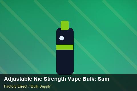 Adjustable Nic Strength Vape Bulk — Adjustable Nic Strength Vape Bulk: Sample Policy — vs Competitors photo 1