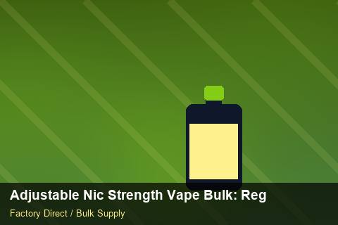 Adjustable Nic Strength Vape Bulk — Adjustable Nic Strength Vape Bulk: Regulatory Update — vs Competitors photo 1
