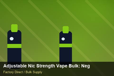 Adjustable Nic Strength Vape Bulk — Adjustable Nic Strength Vape Bulk: Negotiation Tips — vs Competitors photo 1
