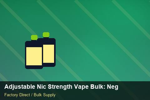 Adjustable Nic Strength Vape Bulk — Adjustable Nic Strength Vape Bulk: Negotiation Tips — vs Competitors photo 2