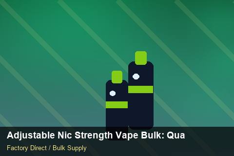 Adjustable Nic Strength Vape Bulk — Adjustable Nic Strength Vape Bulk: Quality Control Process — vs Competitors photo 1