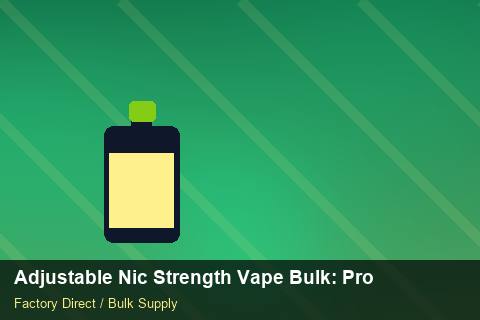 Adjustable Nic Strength Vape Bulk — Adjustable Nic Strength Vape Bulk: Production Capacity — vs Competitors photo 1