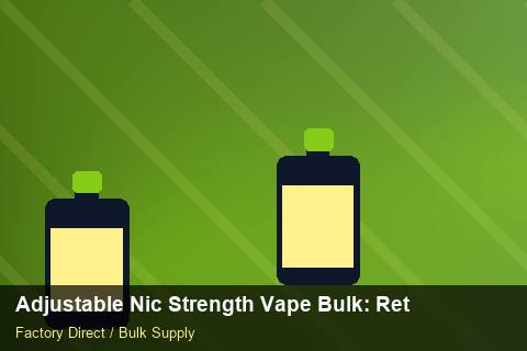 Adjustable Nic Strength Vape Bulk — Adjustable Nic Strength Vape Bulk: Returns & Warranty — vs Competitors photo 2
