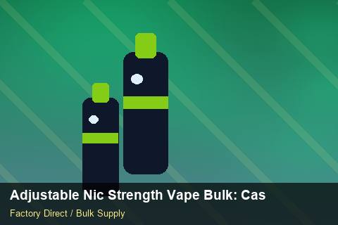 Adjustable Nic Strength Vape Bulk — Adjustable Nic Strength Vape Bulk: Case Studies — vs Competitors photo 1