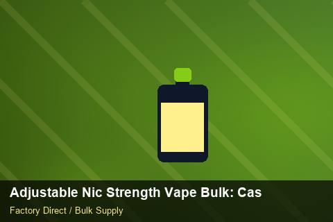 Adjustable Nic Strength Vape Bulk — Adjustable Nic Strength Vape Bulk: Case Studies — vs Competitors photo 2