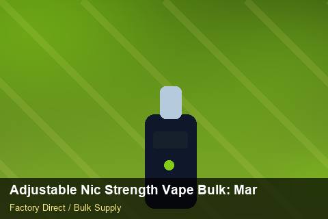 Adjustable Nic Strength Vape Bulk — Adjustable Nic Strength Vape Bulk: Margin Calculator — vs Competitors photo 2