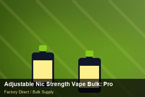 Adjustable Nic Strength Vape Bulk — Adjustable Nic Strength Vape Bulk: Procurement Checklist — vs Competitors photo 1
