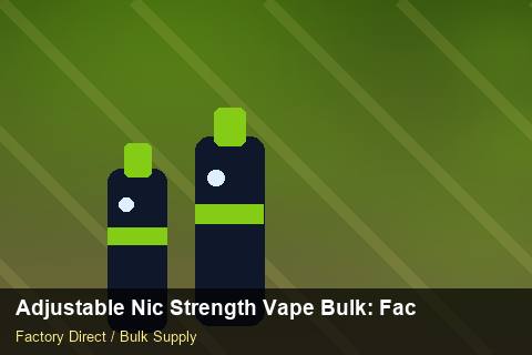 Adjustable Nic Strength Vape Bulk — Adjustable Nic Strength Vape Bulk: Factory Direct Quote — 2026 Update photo 2