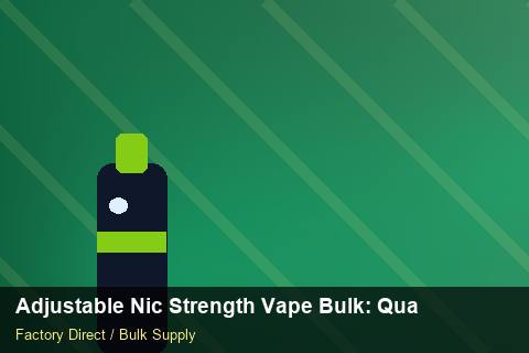 Adjustable Nic Strength Vape Bulk — Adjustable Nic Strength Vape Bulk: Quality Inspection Checklist — 2026 Update photo 2