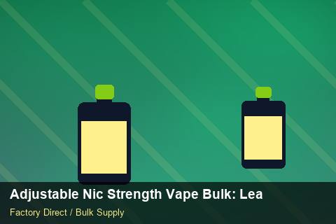 Adjustable Nic Strength Vape Bulk — Adjustable Nic Strength Vape Bulk: Lead Time & MOQ — 2026 Update photo 1