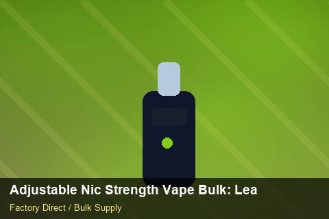 Adjustable Nic Strength Vape Bulk — Adjustable Nic Strength Vape Bulk: Lead Time & MOQ — 2026 Update photo 2