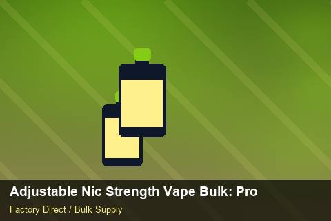 Adjustable Nic Strength Vape Bulk — Adjustable Nic Strength Vape Bulk: Procurement Strategy — 2026 Update photo 1