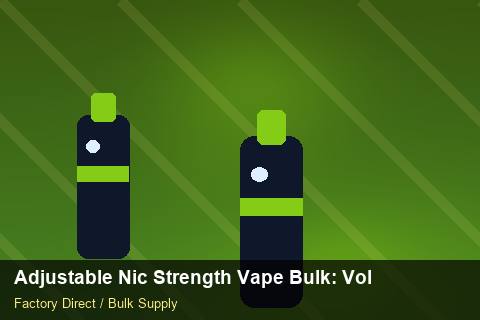 Adjustable Nic Strength Vape Bulk — Adjustable Nic Strength Vape Bulk: Volume Pricing Tiers — 2026 Update photo 2