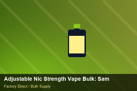 Adjustable Nic Strength Vape Bulk — Adjustable Nic Strength Vape Bulk: Sample Policy — 2026 Update photo 2