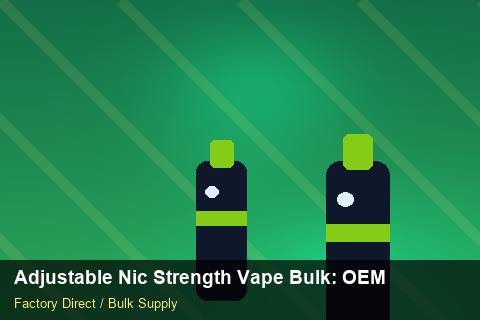 Adjustable Nic Strength Vape Bulk — Adjustable Nic Strength Vape Bulk: OEM & ODM Service — 2026 Update photo 2