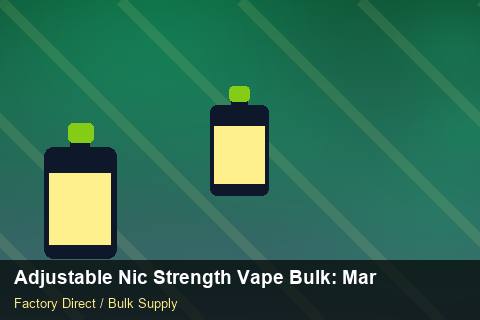 Adjustable Nic Strength Vape Bulk — Adjustable Nic Strength Vape Bulk: Market Trends 2026 — 2026 Update photo 1