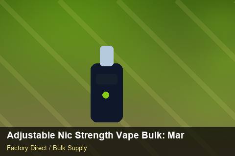 Adjustable Nic Strength Vape Bulk — Adjustable Nic Strength Vape Bulk: Market Trends 2026 — 2026 Update photo 2