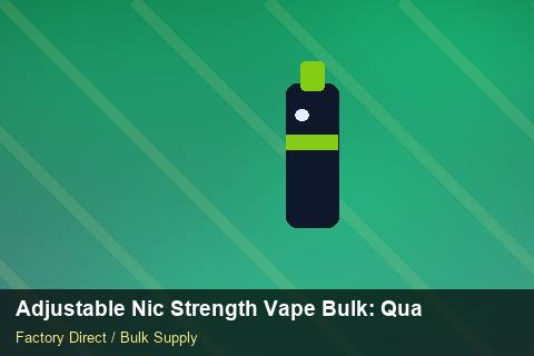 Adjustable Nic Strength Vape Bulk — Adjustable Nic Strength Vape Bulk: Quality Control Process — 2026 Update photo 1