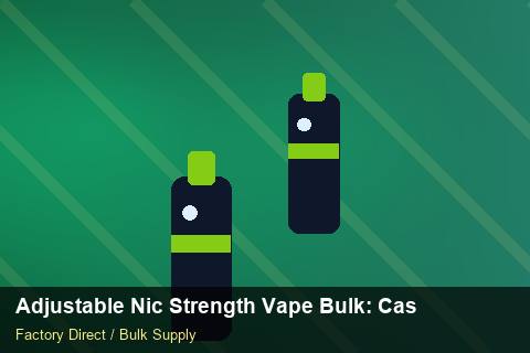 Adjustable Nic Strength Vape Bulk — Adjustable Nic Strength Vape Bulk: Case Studies — 2026 Update photo 1