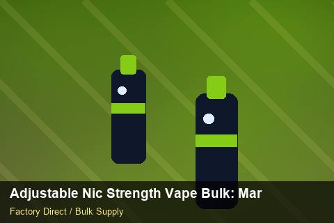 Adjustable Nic Strength Vape Bulk — Adjustable Nic Strength Vape Bulk: Market Comparison — 2026 Update photo 2