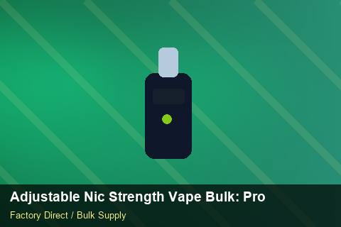 Adjustable Nic Strength Vape Bulk — Adjustable Nic Strength Vape Bulk: Product Launch Playbook — 2026 Update photo 1