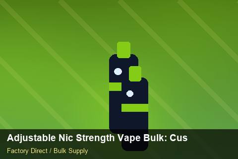 Adjustable Nic Strength Vape Bulk — Adjustable Nic Strength Vape Bulk: Customs Documentation — Beginner Notes photo 1