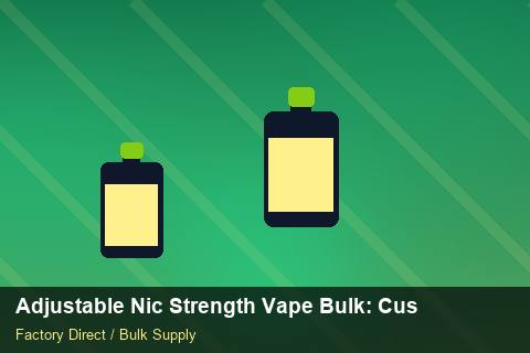 Adjustable Nic Strength Vape Bulk — Adjustable Nic Strength Vape Bulk: Customs Documentation — Beginner Notes photo 2