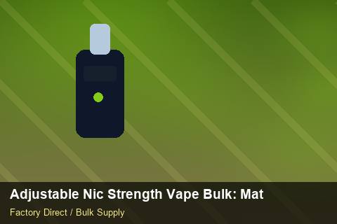 Adjustable Nic Strength Vape Bulk — Adjustable Nic Strength Vape Bulk: Material & Ingredients — Beginner Notes photo 2
