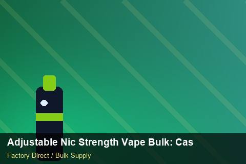 Adjustable Nic Strength Vape Bulk — Adjustable Nic Strength Vape Bulk: Case Studies — Beginner Notes photo 1