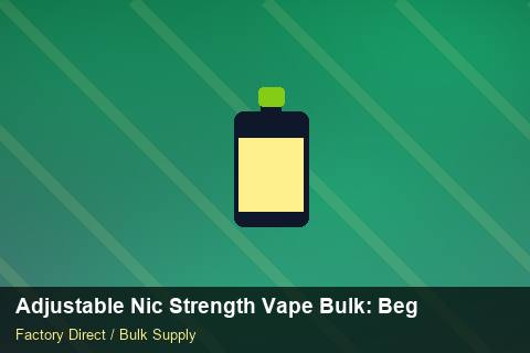 Adjustable Nic Strength Vape Bulk — Adjustable Nic Strength Vape Bulk: Beginner's Guide — Beginner Notes photo 2