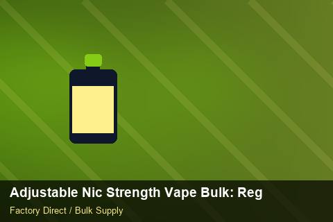 Adjustable Nic Strength Vape Bulk — Adjustable Nic Strength Vape Bulk: Regulatory Update — Advanced Notes photo 1
