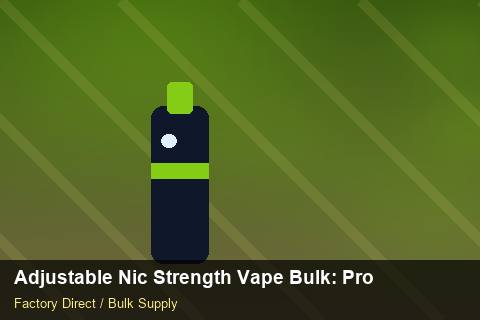 Adjustable Nic Strength Vape Bulk — Adjustable Nic Strength Vape Bulk: Production Capacity — Advanced Notes photo 2