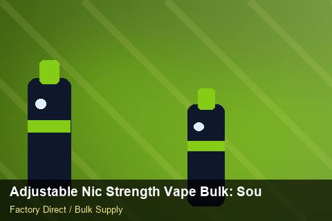 Adjustable Nic Strength Vape Bulk — Adjustable Nic Strength Vape Bulk: Sourcing Workflow — Advanced Notes photo 1
