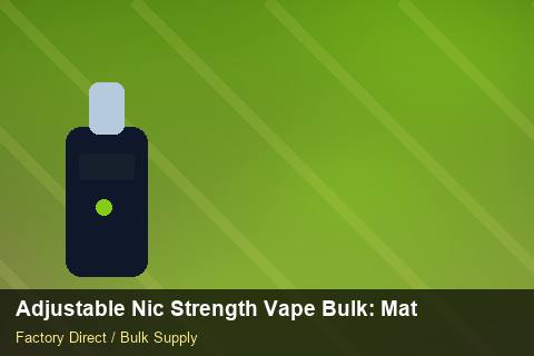 Adjustable Nic Strength Vape Bulk — Adjustable Nic Strength Vape Bulk: Material & Ingredients — Advanced Notes photo 2