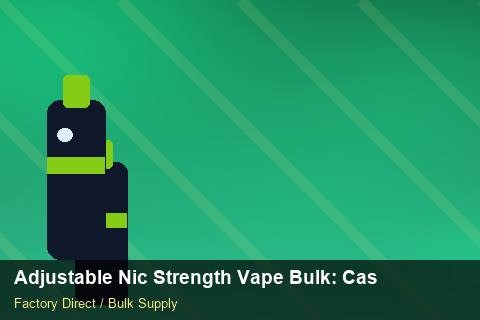 Adjustable Nic Strength Vape Bulk — Adjustable Nic Strength Vape Bulk: Case Studies — Advanced Notes photo 1