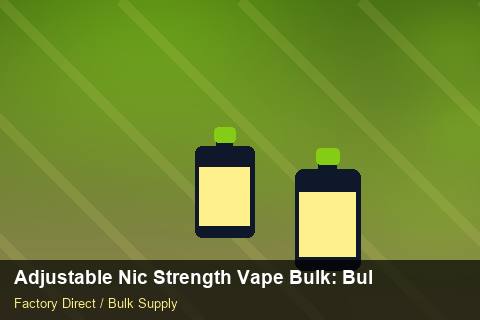 Adjustable Nic Strength Vape Bulk — Adjustable Nic Strength Vape Bulk: Bulk Supplier Guide — Case Study photo 2