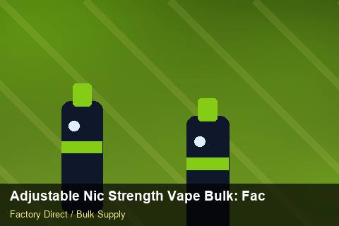 Adjustable Nic Strength Vape Bulk — Adjustable Nic Strength Vape Bulk: Factory Direct Quote — Case Study photo 2