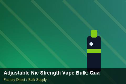 Adjustable Nic Strength Vape Bulk — Adjustable Nic Strength Vape Bulk: Quality Inspection Checklist — Case Study photo 2