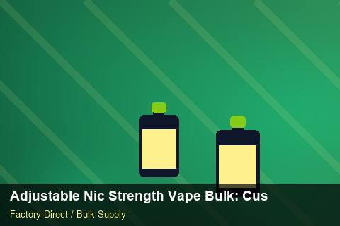Adjustable Nic Strength Vape Bulk — Adjustable Nic Strength Vape Bulk: Customs Documentation — Case Study photo 2