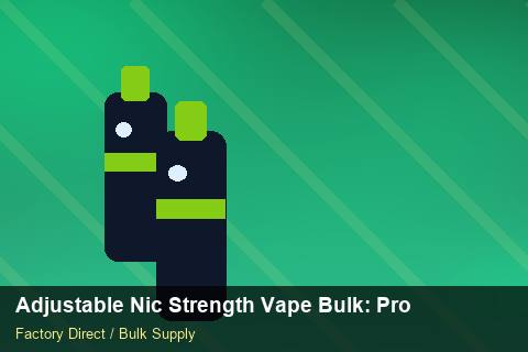 Adjustable Nic Strength Vape Bulk — Adjustable Nic Strength Vape Bulk: Procurement Strategy — Case Study photo 2