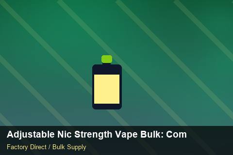 Adjustable Nic Strength Vape Bulk — Adjustable Nic Strength Vape Bulk: Compliance Standards — Case Study photo 2