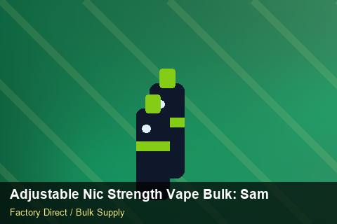 Adjustable Nic Strength Vape Bulk — Adjustable Nic Strength Vape Bulk: Sample Policy — Case Study photo 1